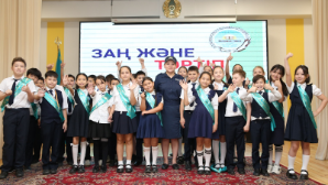 В Алматы в гимназии №130 прошли мероприятия, посвященные правопорядку и безопасности детей