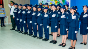 В школе №99 Алматы шестиклассники приняли присягу