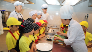 Юные алматинцы попробовали себя в роли кулинаров