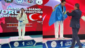 Сотрудница полиции из Казахстана стала победителем чемпионата мира по рукопашному бою