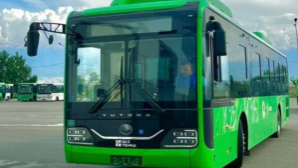 В Алматы запущен новый маршрут общественного транспорта