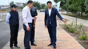 Аким Алматы выразил недовольство заменой бордюров и асфальта без серьезных дефектов