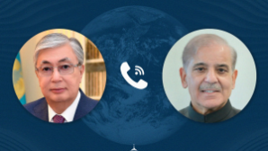 Состоялся телефонный разговор Токаева с премьер-министром Пакистана