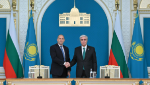 Президенты Казахстана и Болгарии сделали совместное заявление для прессы