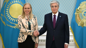 Токаев принял действующего председателя ОБСЕ Элину Валтонен