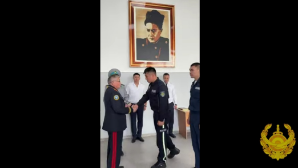 В Алматы молодым полицейским вручили служебные удостоверения