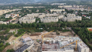 Аким Алматы проверил ход строительства Республиканской школы-интерната им. Абая