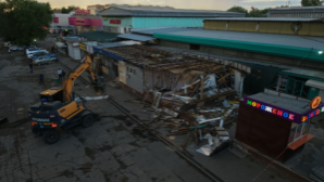 В Алматы начали снос рынка «Арыстан»