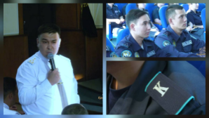 В Алматы прошел урок мужества к 33-летию казахстанской полиции