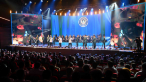 Токаев посетил концерт, посвященный Дню полиции