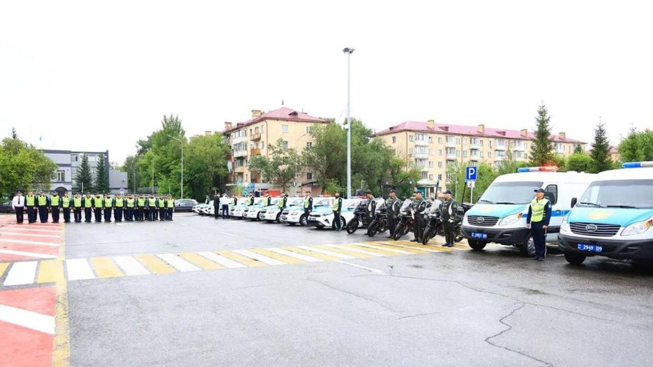 Автопарк полиции пополнился новой техникой в Карагандинской области