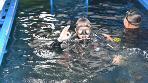 Военные водолазы из Узбекистана прошли подготовку в Актау