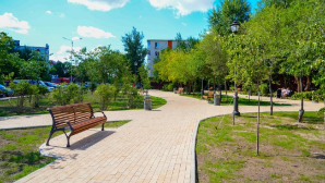 День Астаны: современный сквер появился на месте пустыря