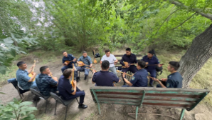 Jam session в честь Дня домбры провели в колонии в области Абай  