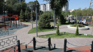 В Ауэзовском районе Алматы создан новый общественный сквер