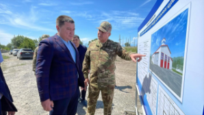 На Алаколе начали строить пожарное депо и спасательную станцию