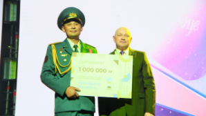 Военнослужащий Нацгвардии МВД РК удостоен премии «Ізгі жүрек»