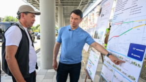 Аким Алматы поручил ускорить работы на участках строительства линий BRT