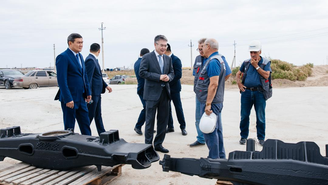 В Атырау началось строительство литейного завода