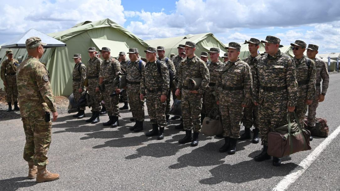 Более 1300 военнообязанных проходят подготовку на учебных сборах в Карагандинской области