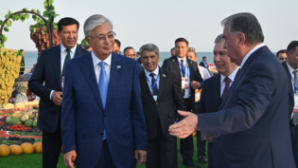 Глава государства посетил выставочные павильоны 