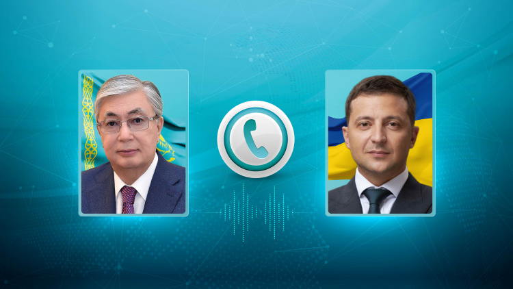 Токаев провел телефонный разговор с Зеленским
