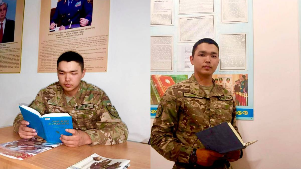 Поэт в строю: солдат Нацгвардии Самет Кудайберген пишет стихи о Родине 