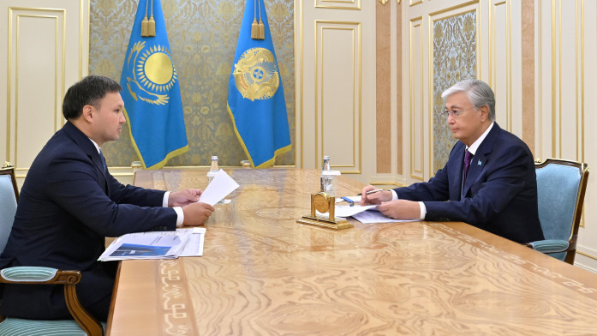 Токаев принял председателя правления АО НК «КазМунайГаз» Асхата Хасенова