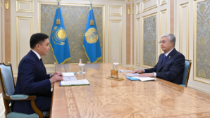Токаев заслушал отчет акима Шымкента