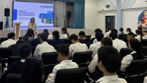 В Алматы проведены гостевые лекции «Выборы – фундамент демократического общества»