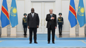 В Акорде прошла церемония встречи Президента ДРК