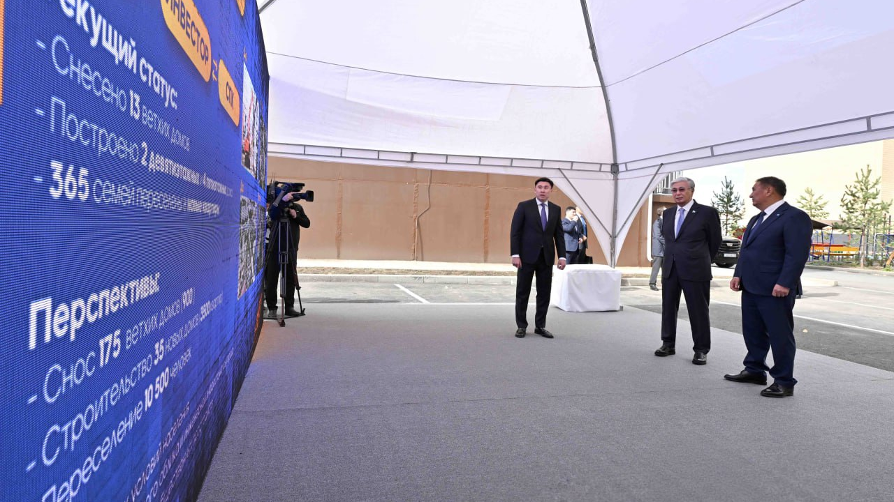 Главе государства представили новый Генплан развития Кокшетау