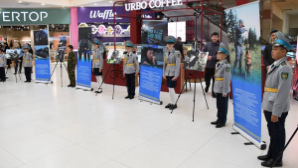 В Акмолинской области открылась фотовыставка «Закон и порядок»