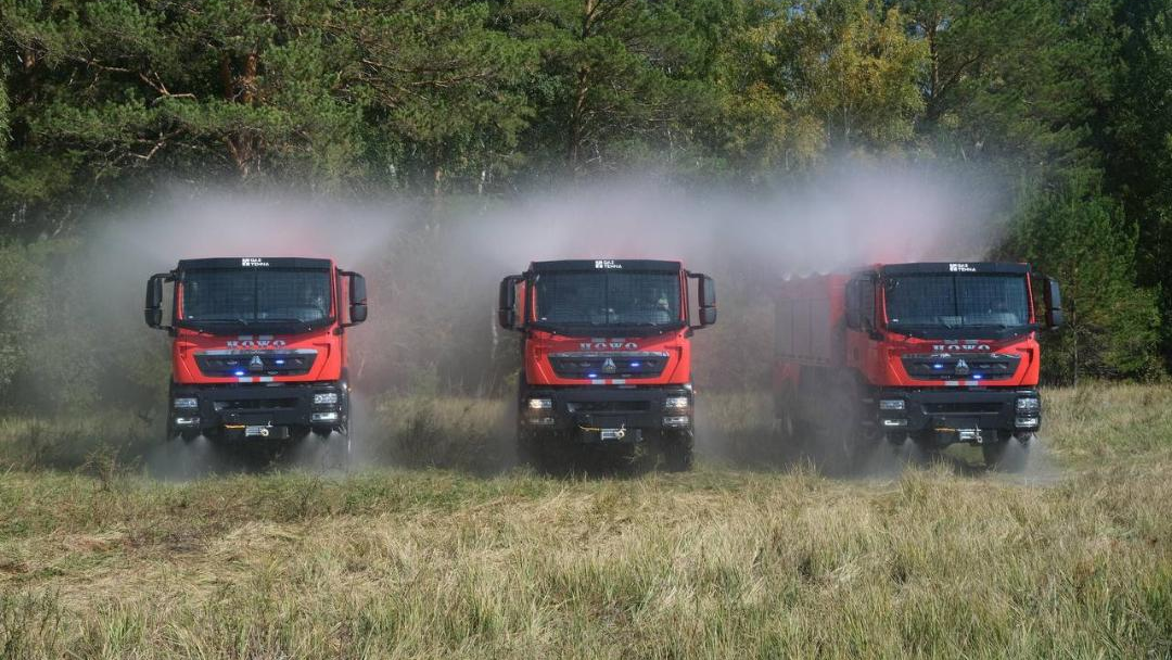Новая отечественная техника усиливает борьбу с лесными пожарами в Казахстане