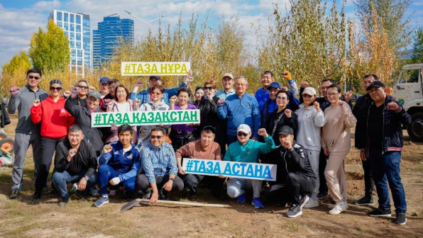 «Таза Қазақстан»: экологический месячник продолжается в Астане