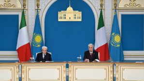 Токаев и Маттарелла выступили с совместным заявлением для представителей СМИ