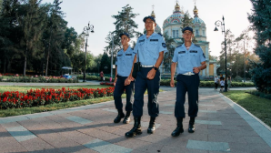 Полиглоты-гвардейцы помогут обеспечить спокойствие во время матча Лиги чемпионов