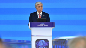 Выступление Касым-Жомарта Токаева на международном форуме Digital Bridge 2025