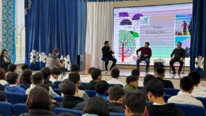 «Таза Қазақстан»: в Уральске прошла встреча со студентами на экологическую тему