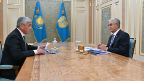 Глава государства принял акима Карагандинской области Ермаганбета Булекпаева