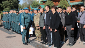 Осенний призыв: юноши из Алматы отправились служить в ДШВ