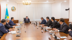 Бектенов провел встречу с  участниками заседания Правления Международного Фонда спасения Арала