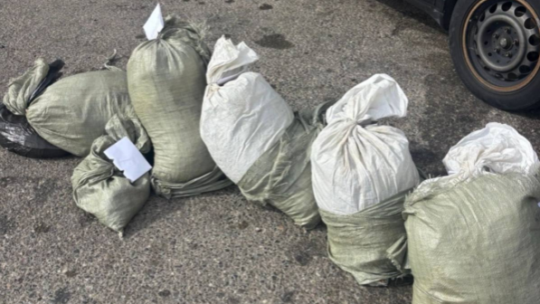 Полицейские пресекли попытку перевозки 66 кг марихуаны в Жамбылской области