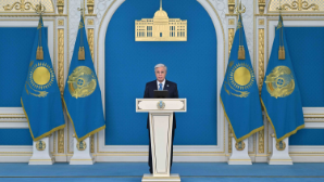 Токаев в ходе телемоста открыл автомобильный завод KIA Qazaqstan