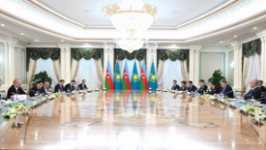 Президенты Казахстана и Азербайджана провели второе заседание Высшего межгосударственного совета