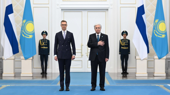 В Акорде состоялась церемония встречи Президента Финляндии