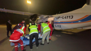 Самолет МЧС Казахстана доставил пациента из Актобе в Астану