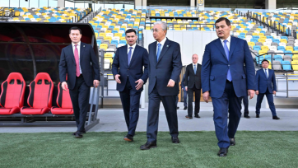 Токаев посетил Центральный стадион в Кызылорде