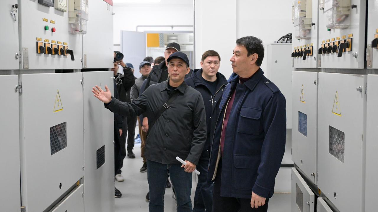 Дархан Сатыбалды проверил строительство подстанции «Тұздыбастау»