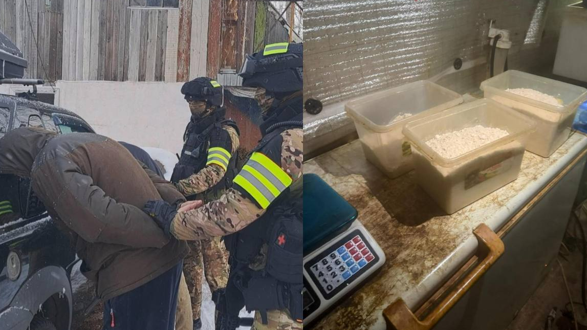 Полицейские раскрыли подпольную лабораторию в Караганде